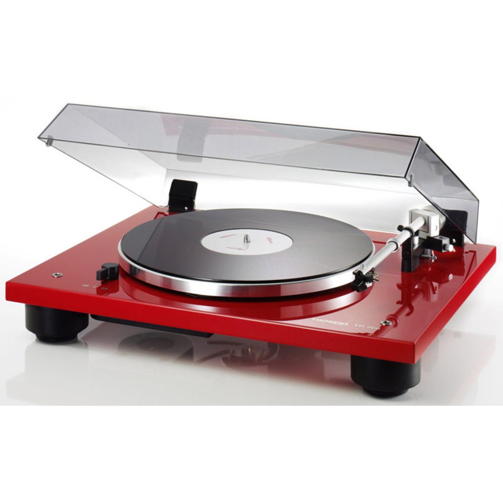 Проигрыватель винила Thorens TD206 highgloss red