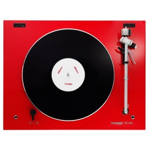 Проигрыватель винила Thorens TD206 highgloss red