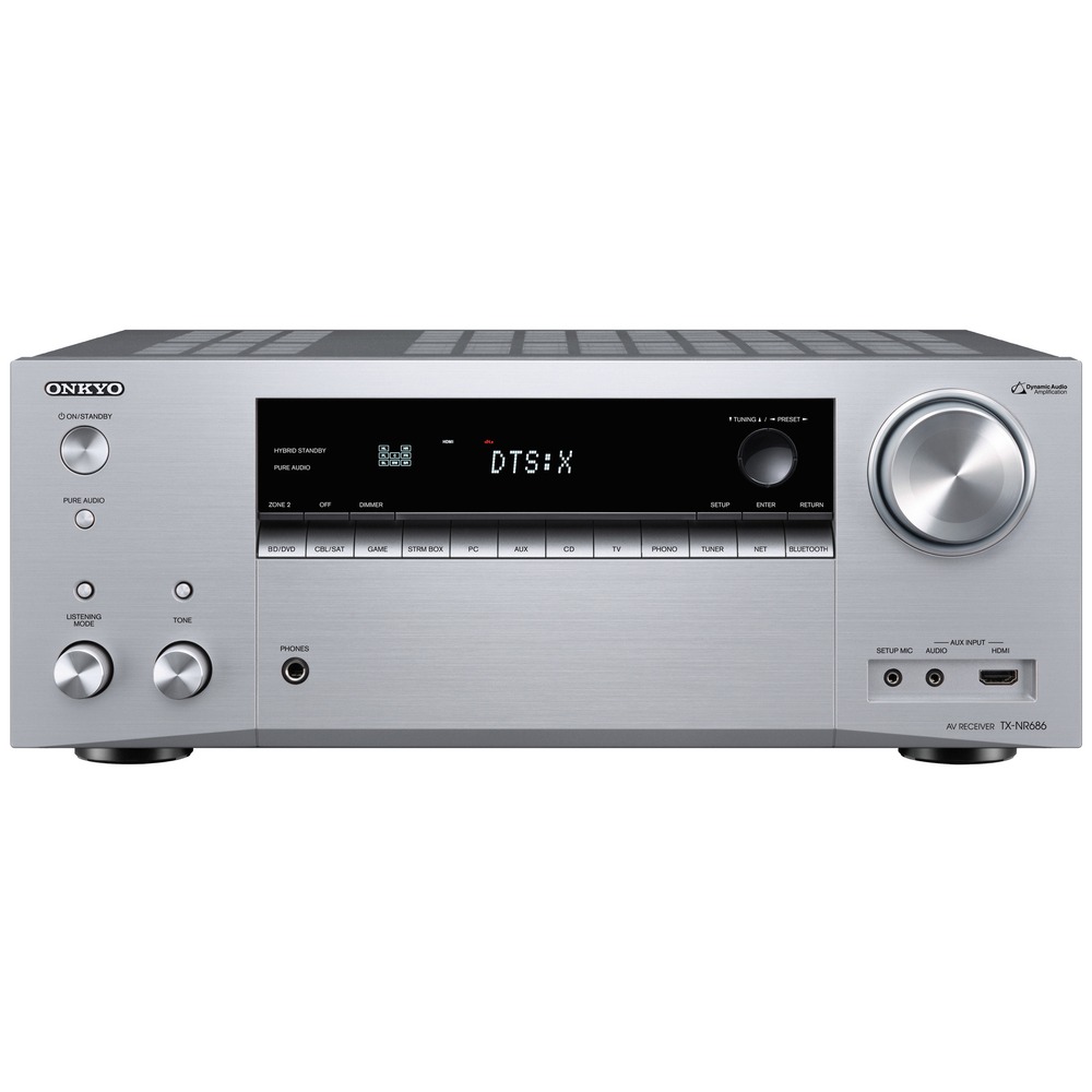 AV ресивер Onkyo TX-NR686 Silver