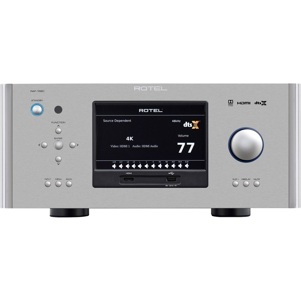 AV ресивер Rotel RAP-1580 Silver