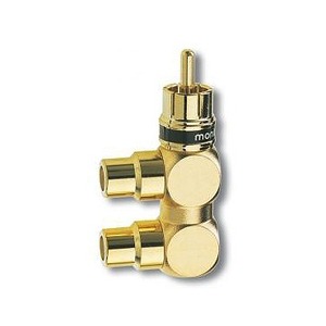 Переходник RCA - RCA Inakustik 0080421 Premium RCA F-Adapter 2-Set