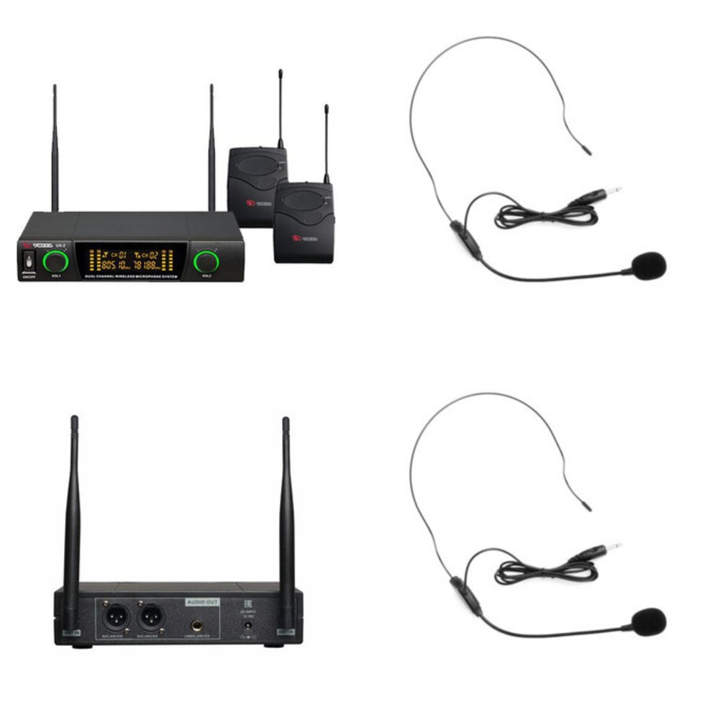 Радиосистема на два микрофона Volta US-2H (725.80/505.75)