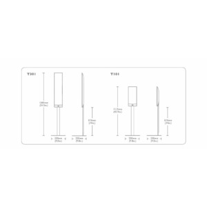 Стойка для акустики KEF T Series Floor Stand Black