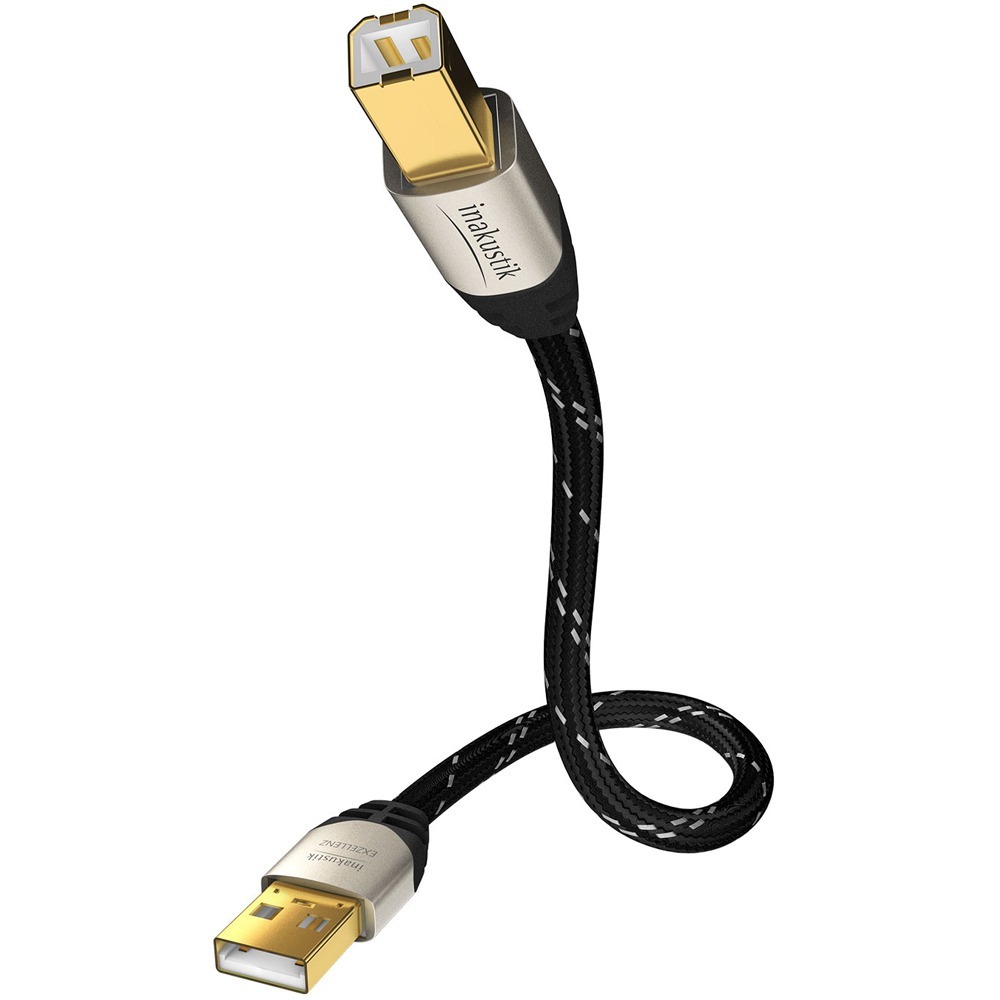 Кабель USB 2.0 Тип A - B Inakustik 006700005 Exzellenz USB 0.5m