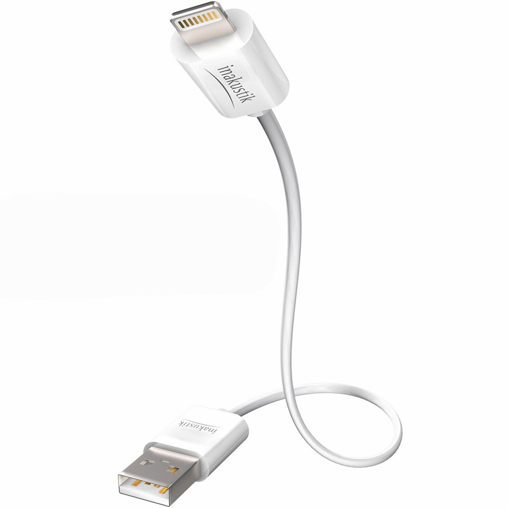 Кабель USB 2.0 Тип A - Lightning Inakustik 00440202 Premium iPlug Cable Apple Lightning - USB A 2.0m
