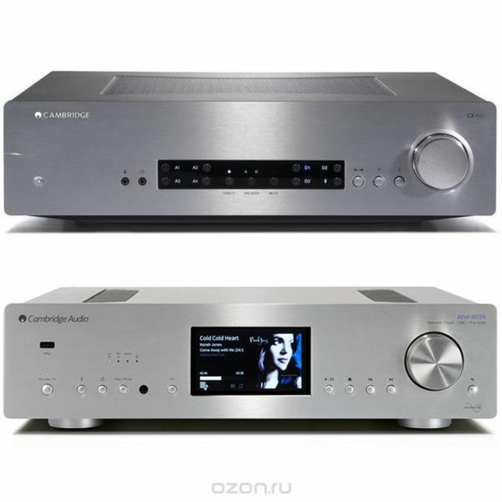 Интегральный усилитель Cambridge Audio CXA 80 + 851N silver