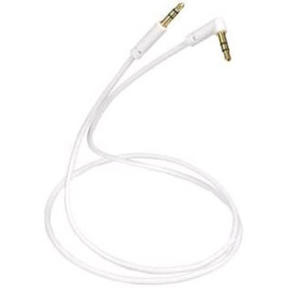 Кабель аудио 1xMini Jack - 1xMini Jack Inakustik 0104310751 White Line MP3 Audio 90 0.75m