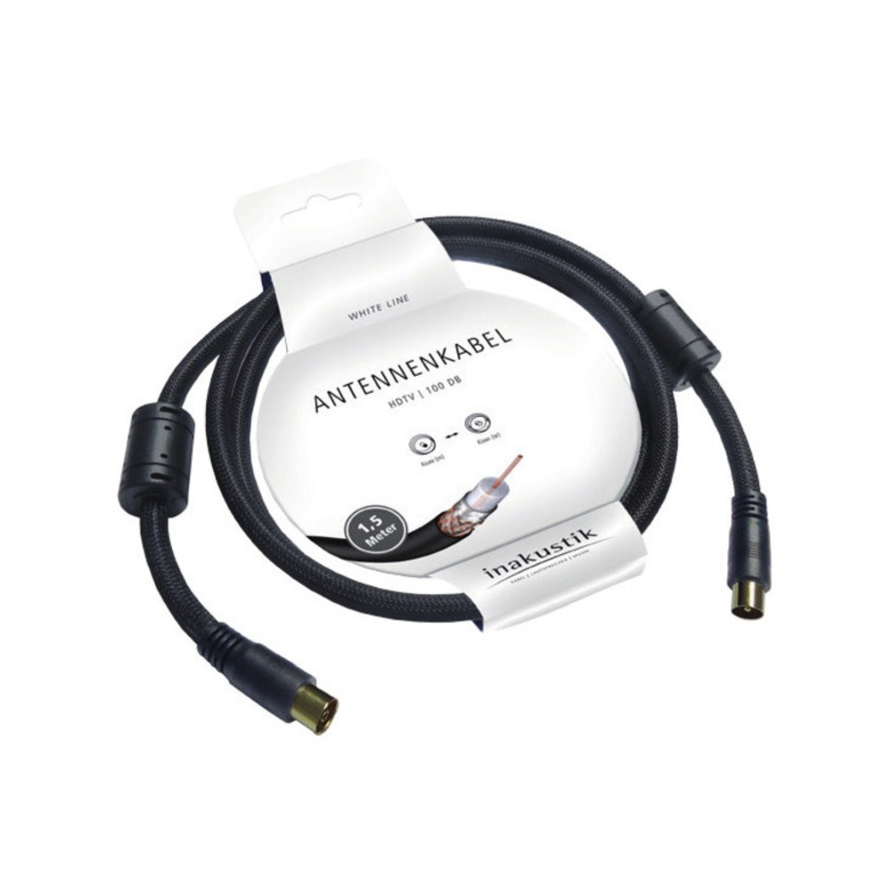 Антенный кабель готовый Inakustik 01044015 White Line HDTV Antenna 100 dB 1.75m