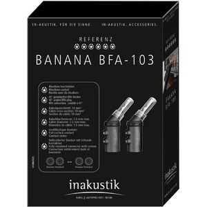 Разъем Банана Inakustik 0078918011 Referenz Banana BFA-103 4-Set