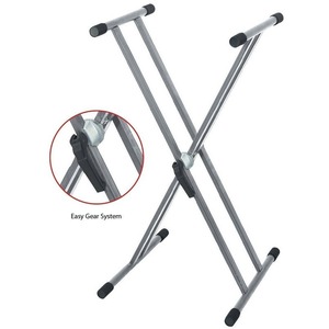 Стойка для клавишных Gewa Keyboard Stand Silver Grey 900554