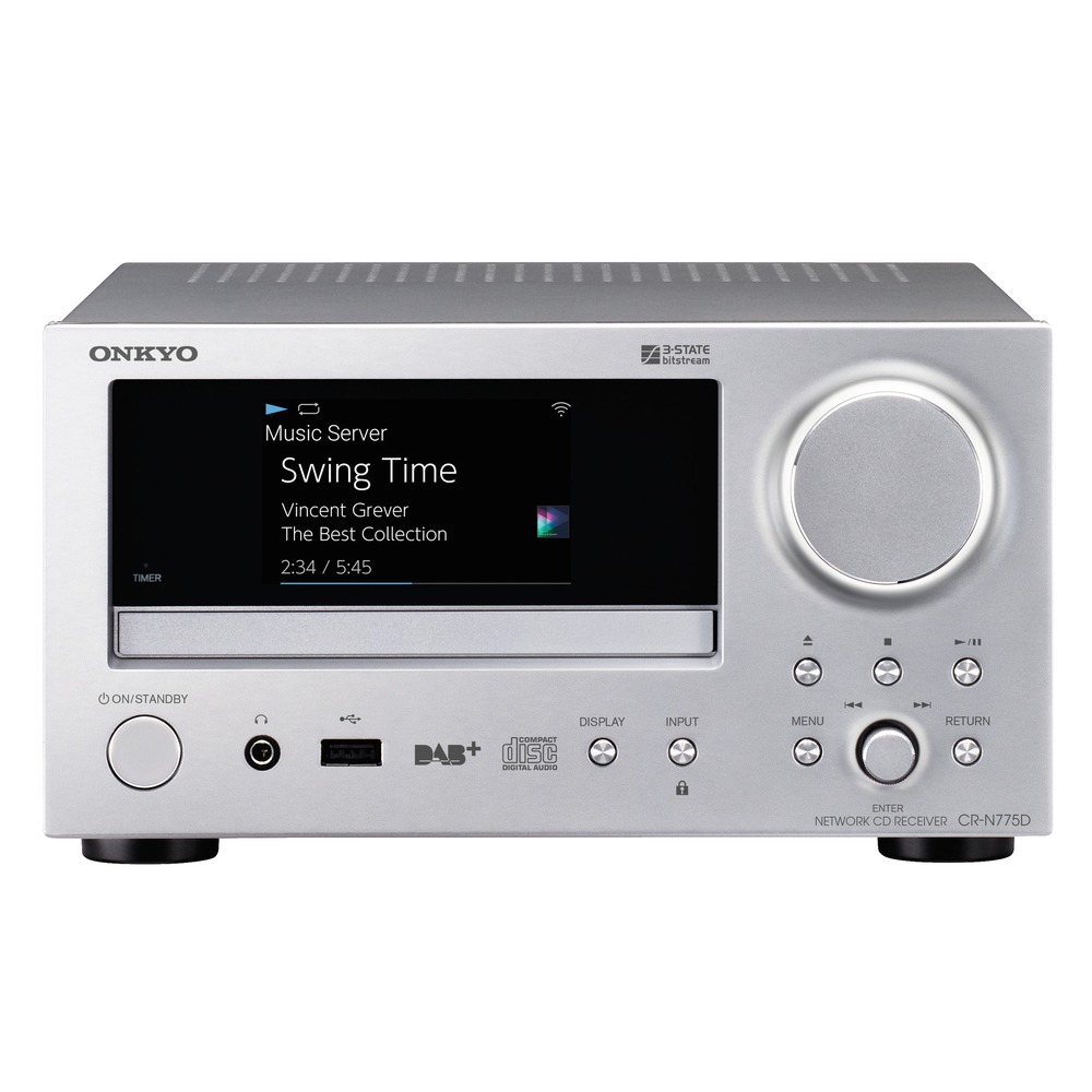 CD ресивер Onkyo CR-N 775D Silver
