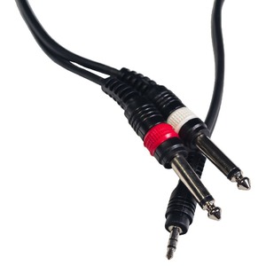 Кабель аудио 1xMini Jack - 2xJack Rockdale XC-002-2M 2.0m