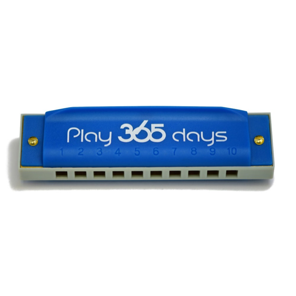 Губная гармошка Suzuki P365-1BL синяя