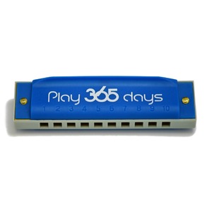 Губная гармошка Suzuki P365-1BL синяя