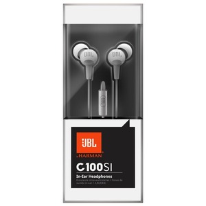 Наушники внутриканальные классические JBL C 100 si White