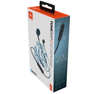 Наушники внутриканальные беспроводные JBL Tune 205BT Blue