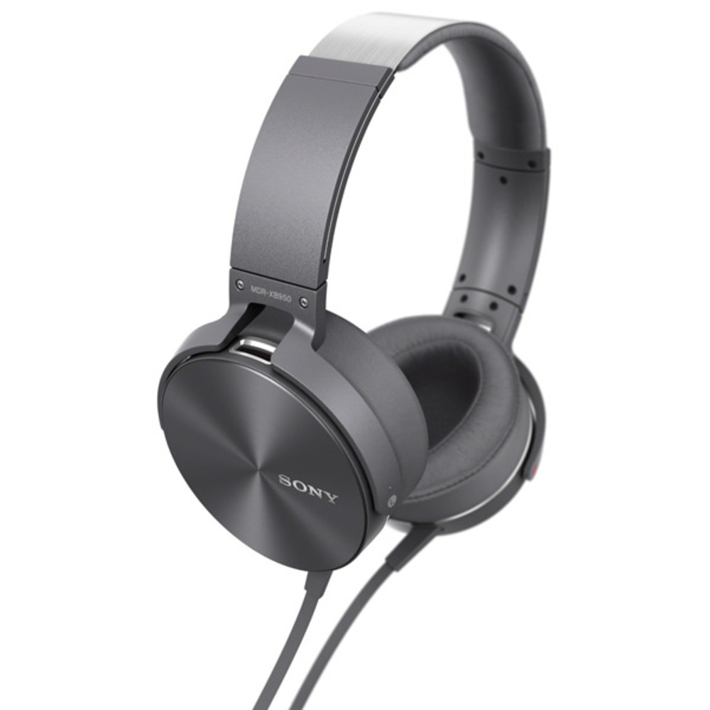 Наушники накладные классические Sony MDR-XB950AP/H grey