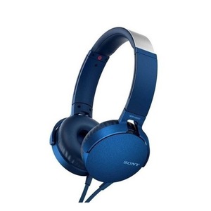 Наушники накладные классические Sony MDR-XB550AP/L blue