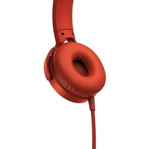 Наушники накладные классические Sony MDR-XB550AP/R red