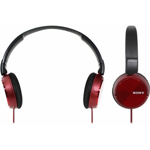 Наушники накладные классические Sony MDR-ZX310/R red