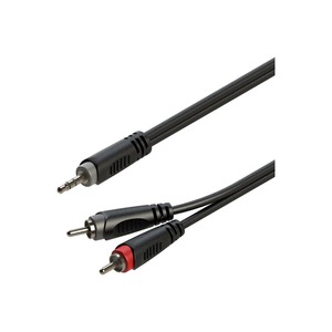 Кабель аудио 1xMini Jack - 2xRCA Roxtone RAYC150/3 3.0m