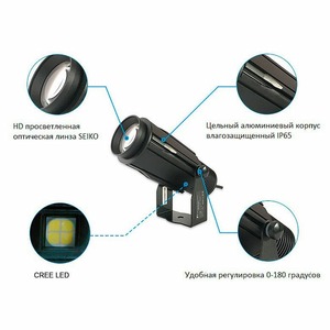 Прожектор PAR LED Estrada Pro ESTRADA PRO LED GOBO PROJECTOR 30S silver