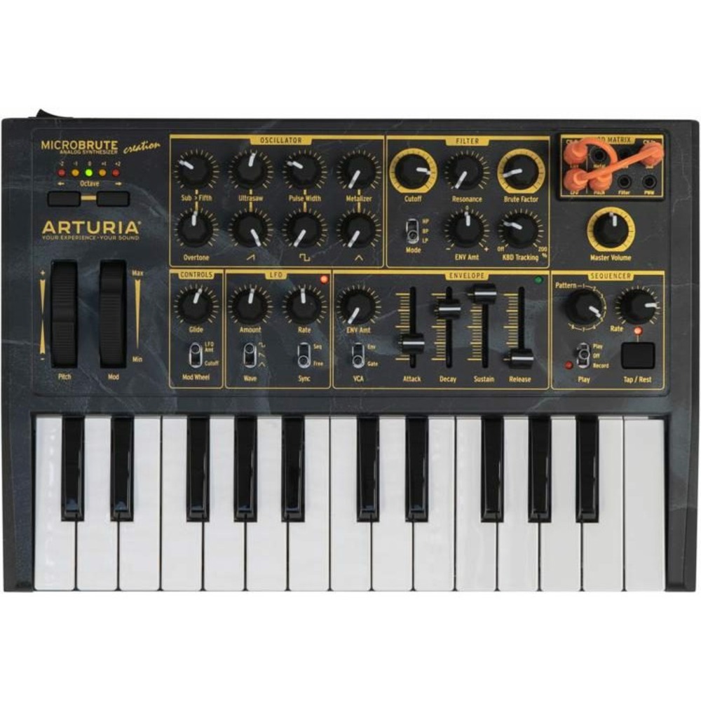 Аналоговый синтезатор Arturia MicroBrute Creation Edition