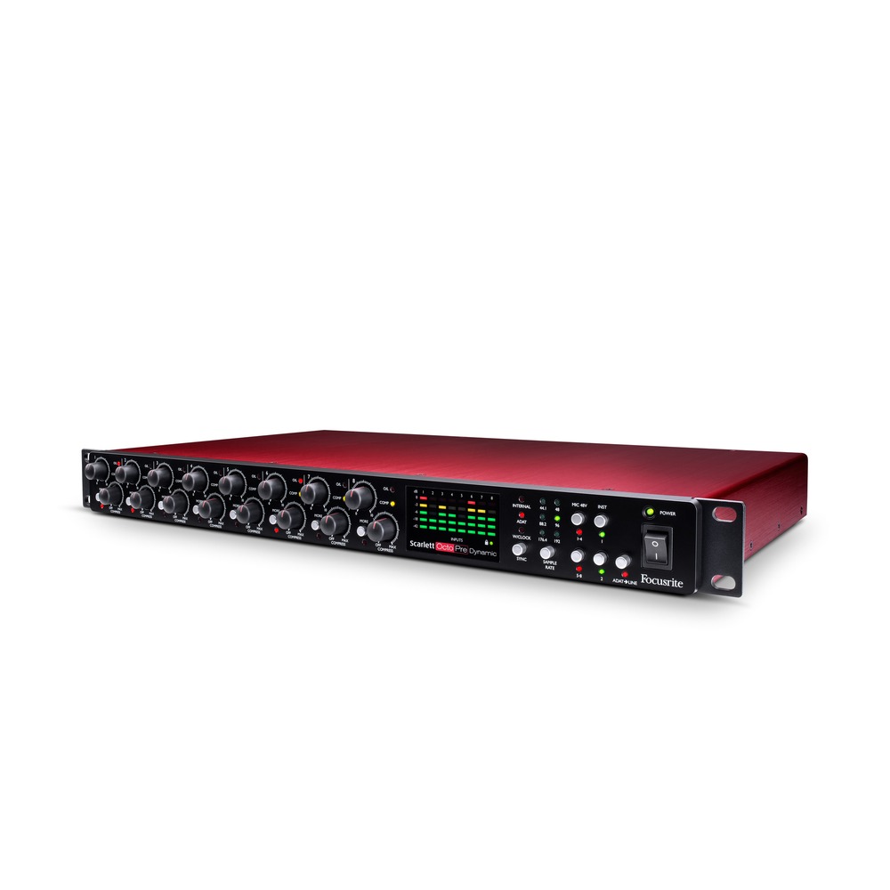 Микрофонный предусилитель FOCUSRITE Scarlett OctoPre Dynamic