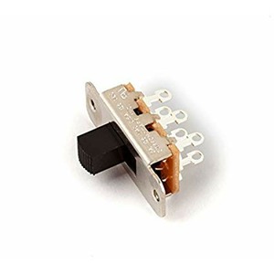 Переключатель схем для Jaguar/Jazzmaster Fender Jaguar/Jazzmaster Slide Switch DPDT Black