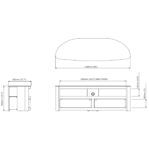 Тумба для ТВ AVF Burghley FS1500BURB