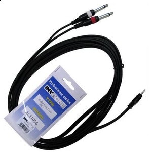 Кабель аудио 1xMini Jack - 2xJack Invotone ACA1005 5.0m