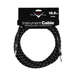 Кабель аудио 1xJack - 1xJack Fender CUSTOM SHOP 18.6 INSTRUMENT CABLE BLACK TWEED