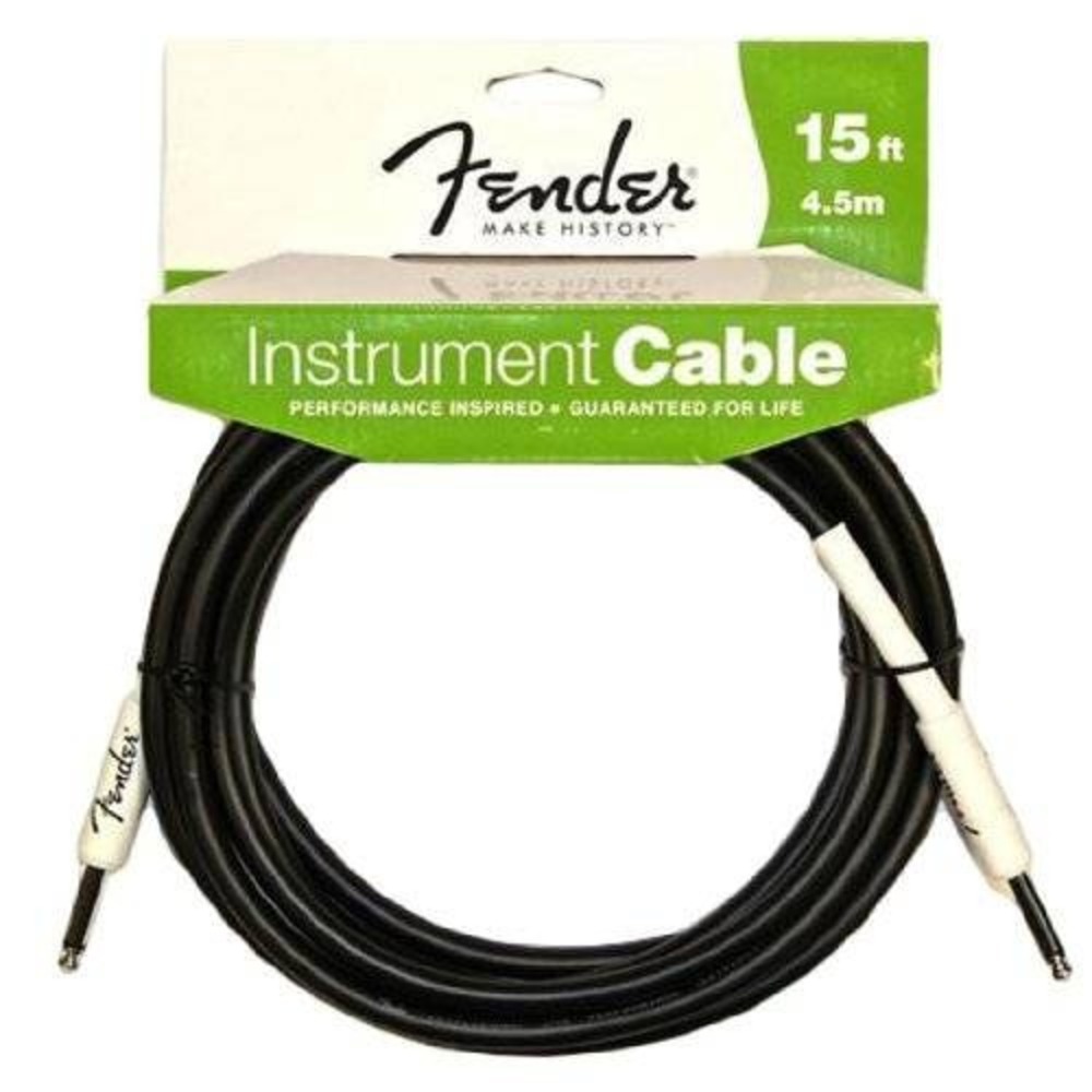 Кабель аудио 1xJack - 1xJack Fender PERFORMANCE SERIES INSTRUMENT CABLE 15 BLACK