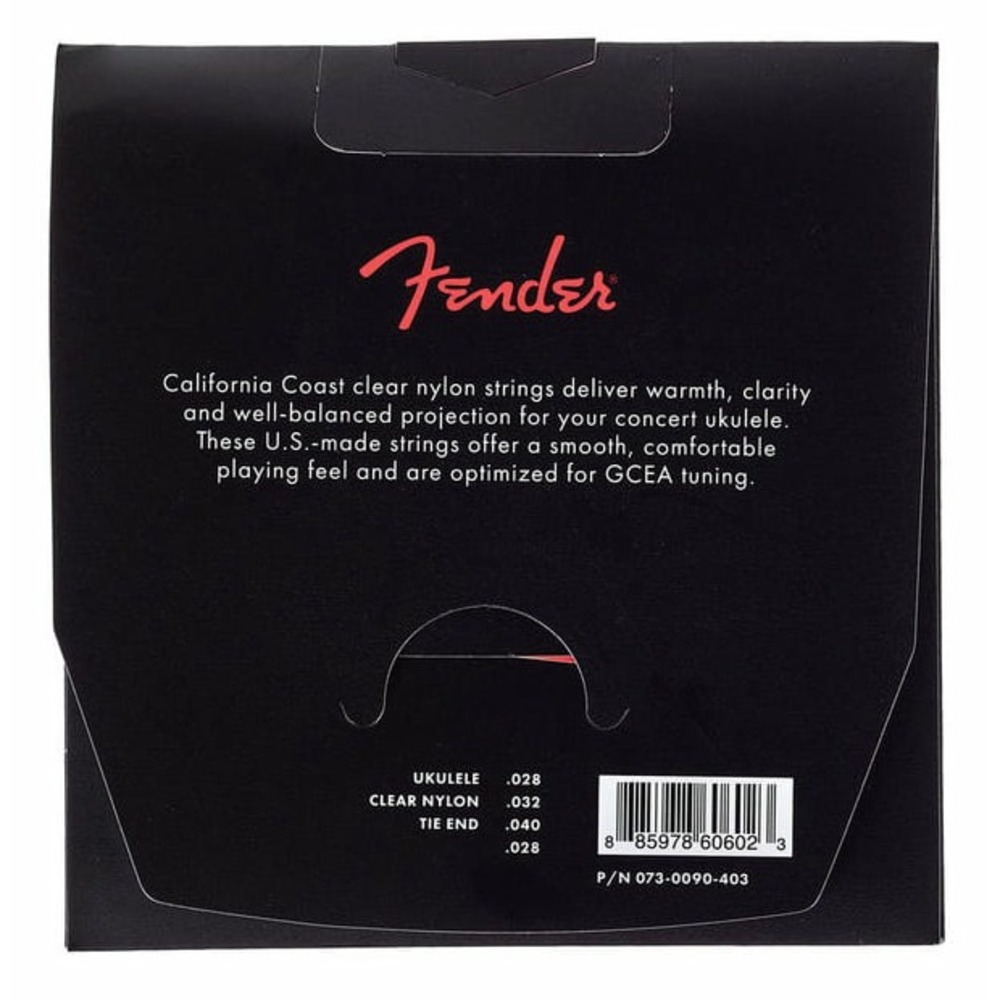 Струны для укулеле Fender 90C CONCERT UKULELE STRINGS
