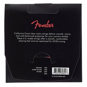 Струны для укулеле Fender 90C CONCERT UKULELE STRINGS