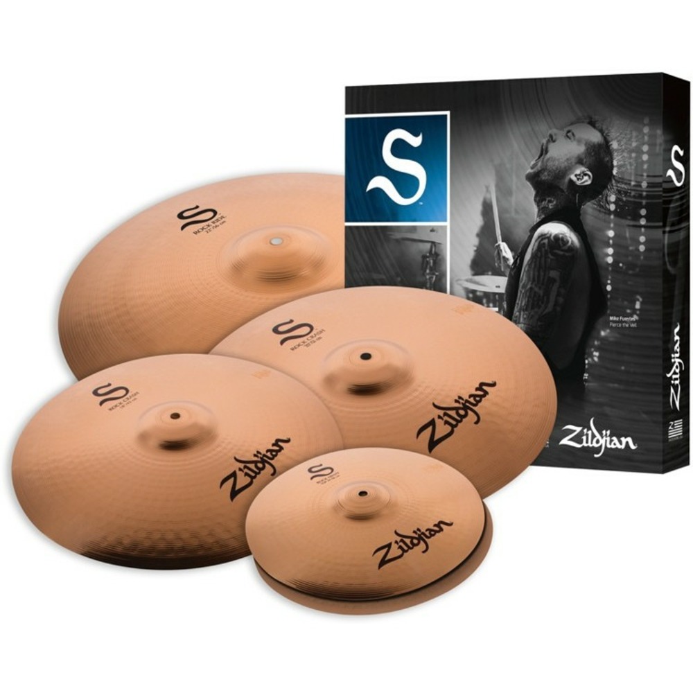 Тарелка для ударной установки ZILDJIAN S ROCK CYMBAL SET (14 S Rock Hi-Hats, 18 S Rock Crash, 20 S Rock Crash, 22 S Rock Ride)