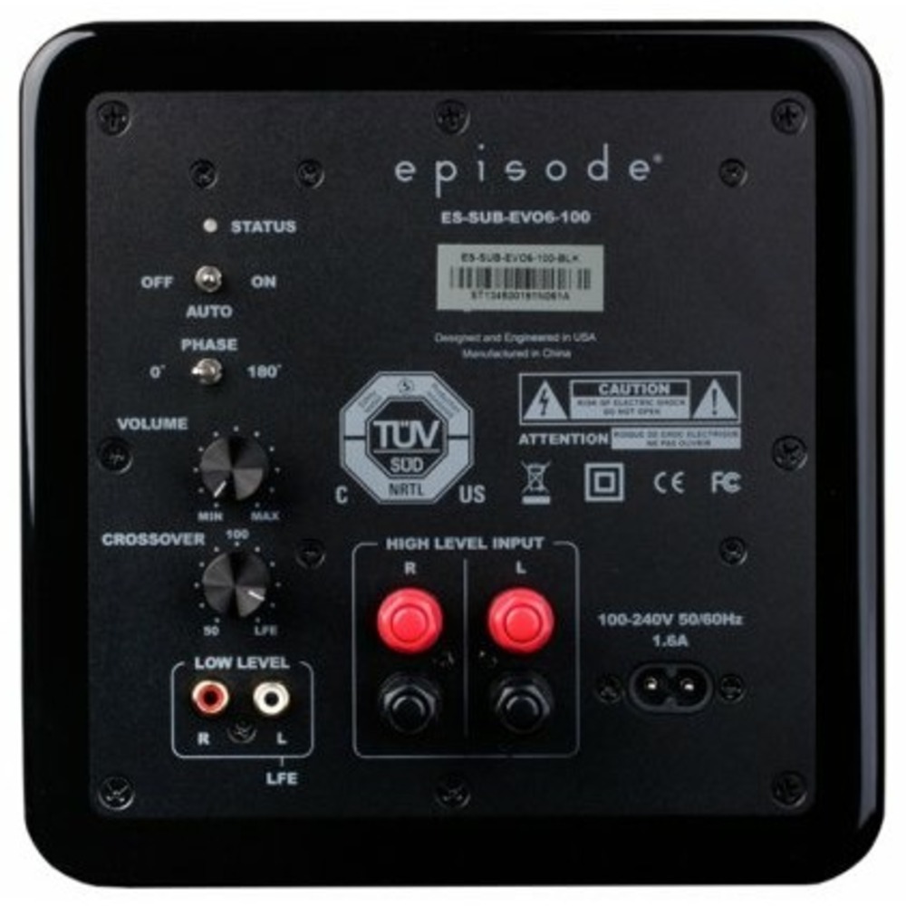 Сабвуфер закрытого типа Episode ES-SUB-EVO6-100 Gloss White