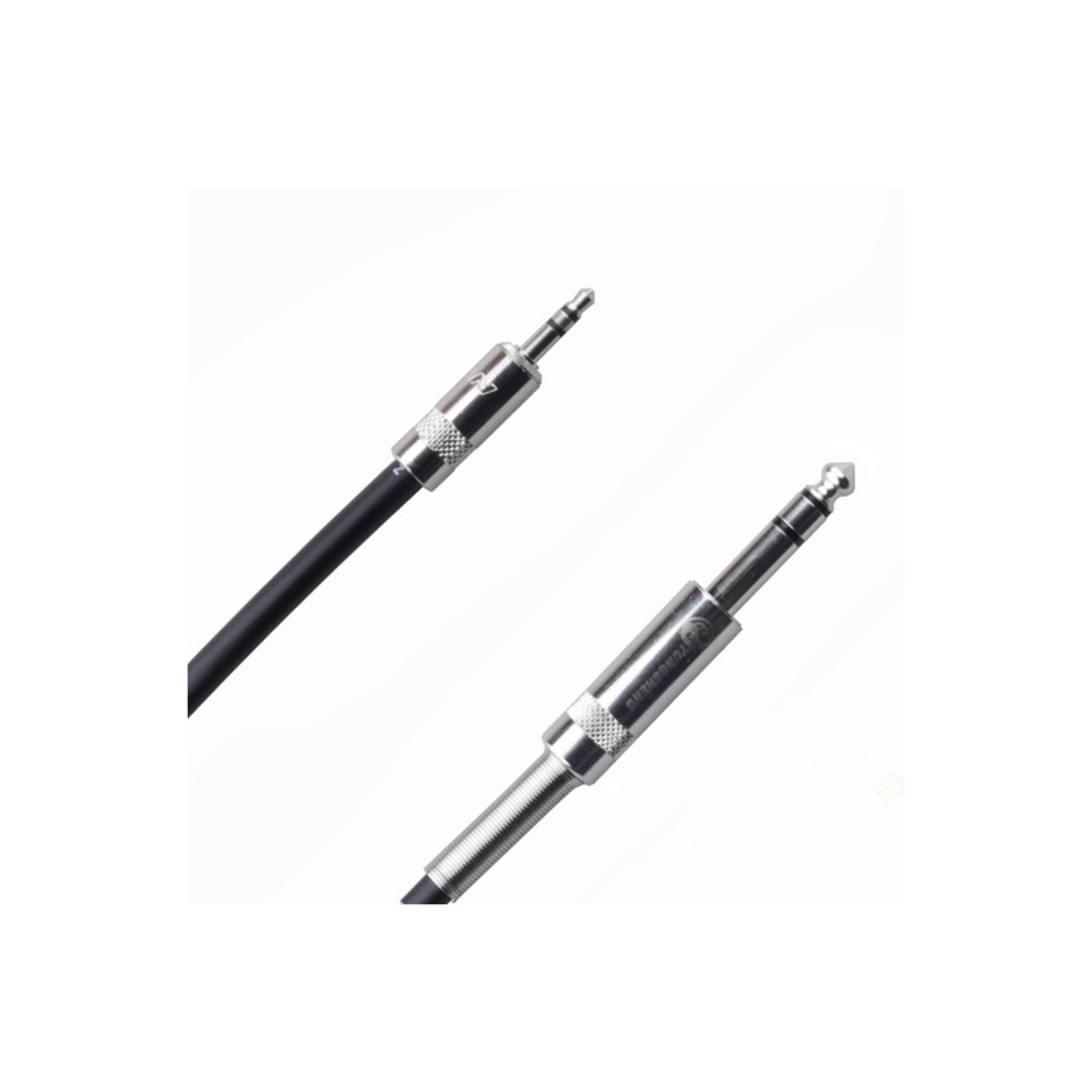 Кабель аудио 1xMini Jack - 1xJack Rich Pro RP320BLK 0.5m
