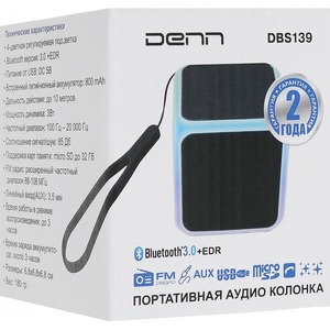 Портативная акустика Denn DBS139