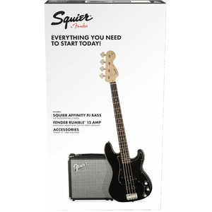 Гитарный комплект Fender SQUIER PK PJ BASS R15V3 BLK 230V EU