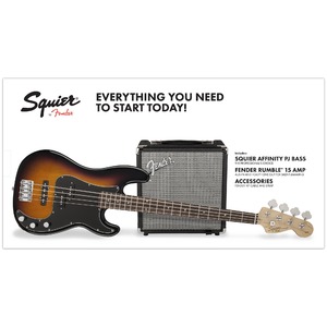 Гитарный комплект Fender SQUIER PK PJ BASS R15V3 BSB 230V EU