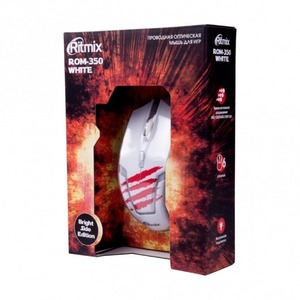 Мышь игровая Ritmix ROM-350 White