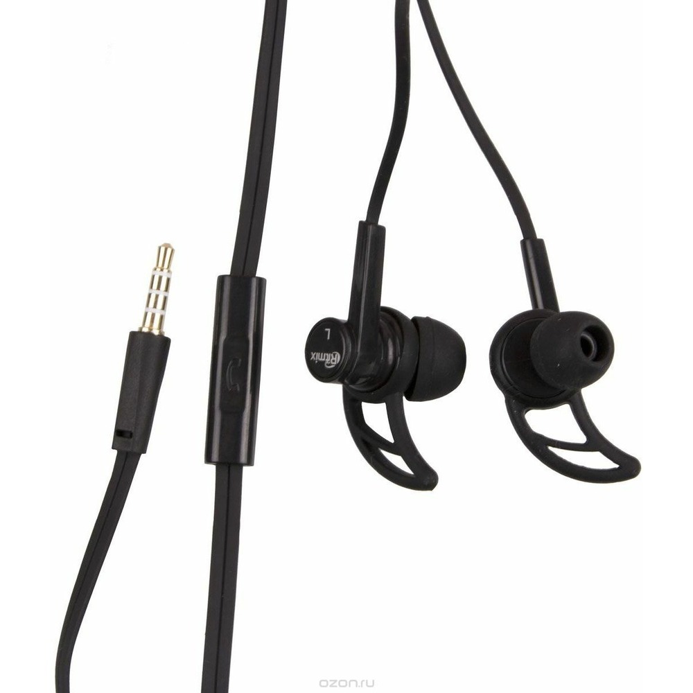 Наушники внутриканальные классические Ritmix RH-126M Black