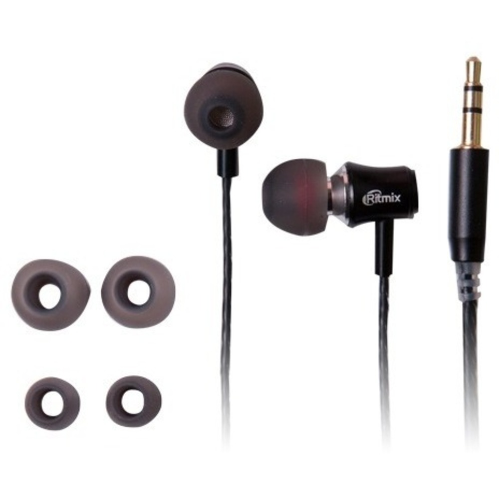 Наушники внутриканальные классические Ritmix RH-130 Black