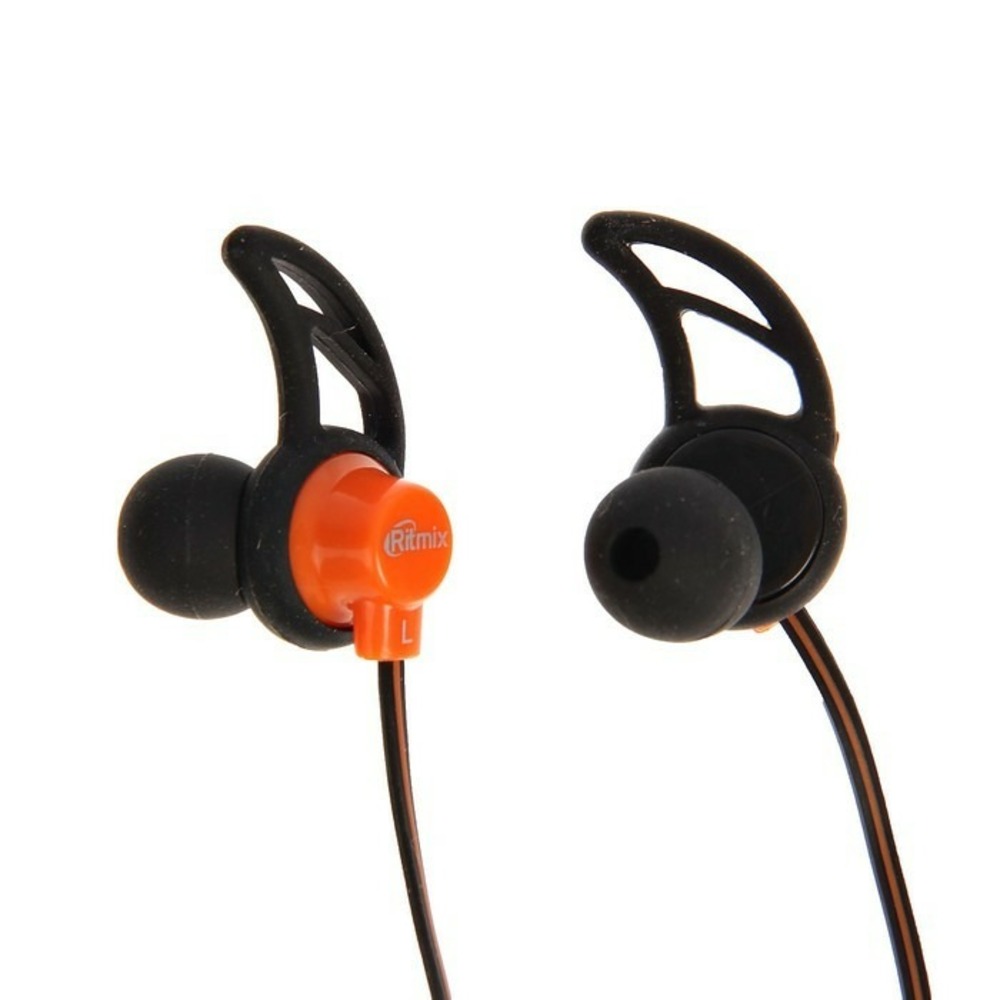 Наушники внутриканальные классические Ritmix RH-125 Black-Orange