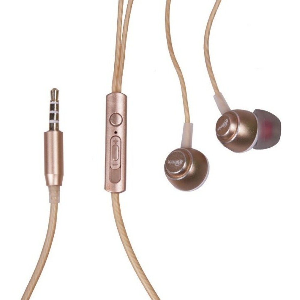 Наушники внутриканальные классические Ritmix RH-150M Gold