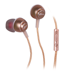 Наушники внутриканальные классические Ritmix RH-150M Gold