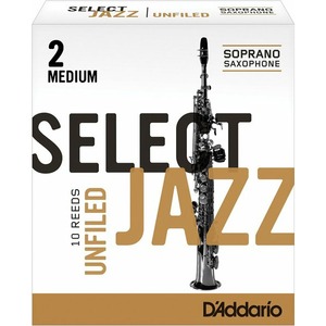 Трость для саксофона сопрано Rico RRS10SSX2M Select Jazz