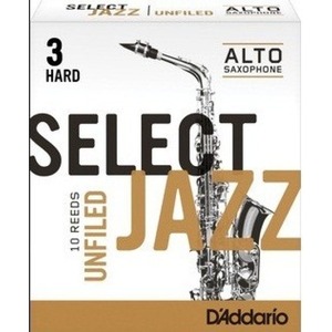 Трости для саксофона альт Rico RRS10ASX3H Select Jazz
