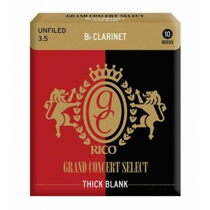 Трости для кларнета Bb DAddario RCJ1035 Grand Concert Select Thick Blank